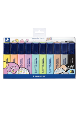 Estojo Marcador de Texto c/10 364CWP10 Staedtler